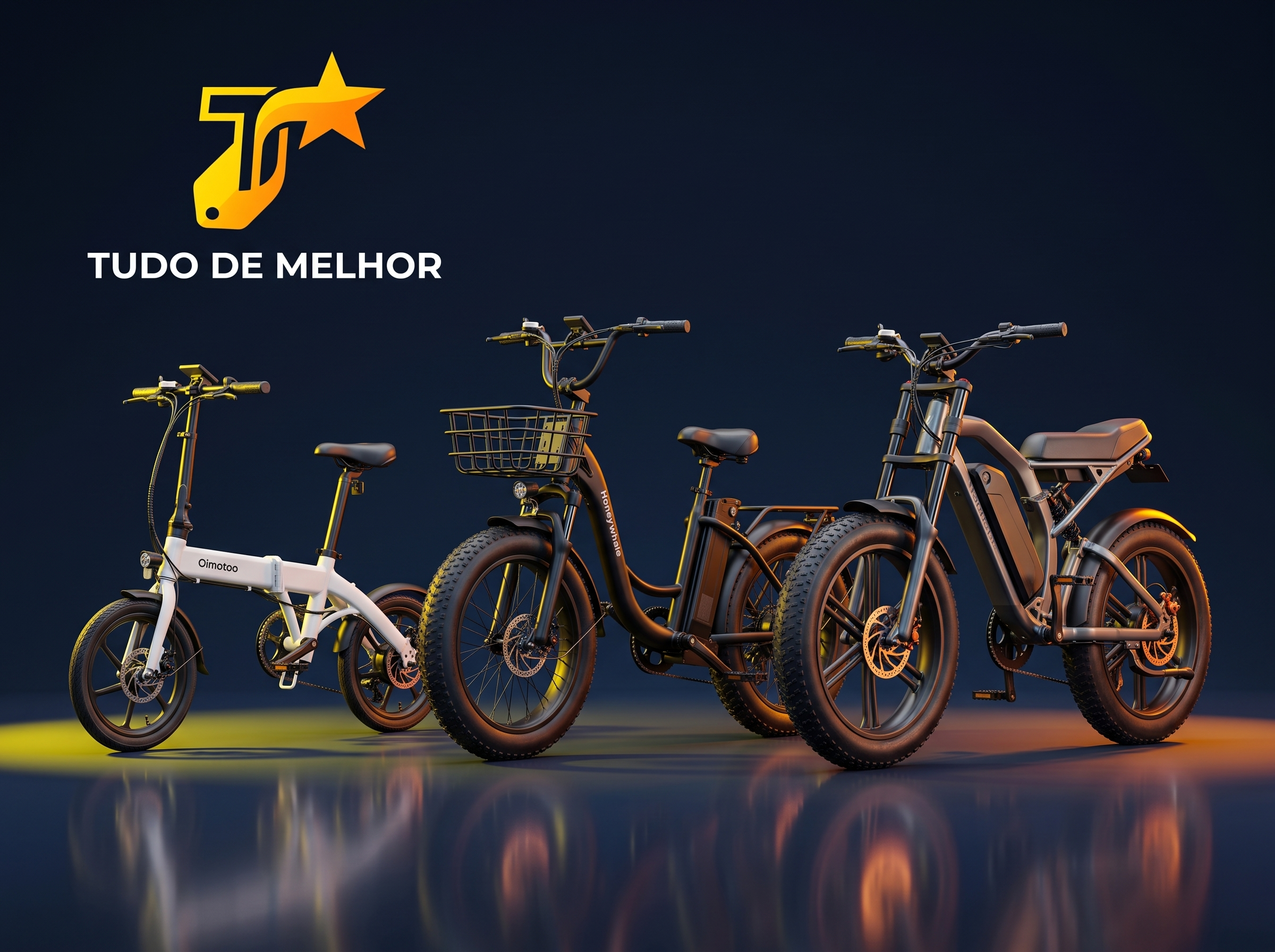 Bicicletas elétricas — capa da categoria no ranking Tudo de Melhor