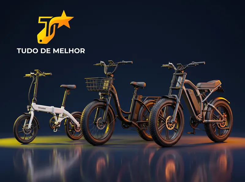 Bicicletas elétricas dobráveis, aro 26 e fat tire — ranking de mobilidade elétrica 2026